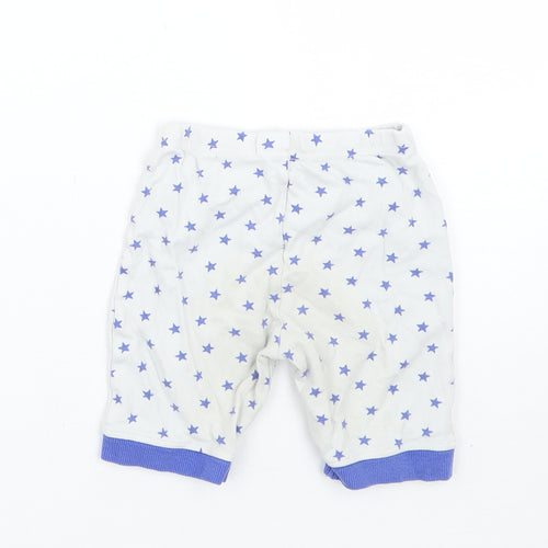 John Lewis Baby White Geometric  Sweatpants Trousers Size 18-24 Months