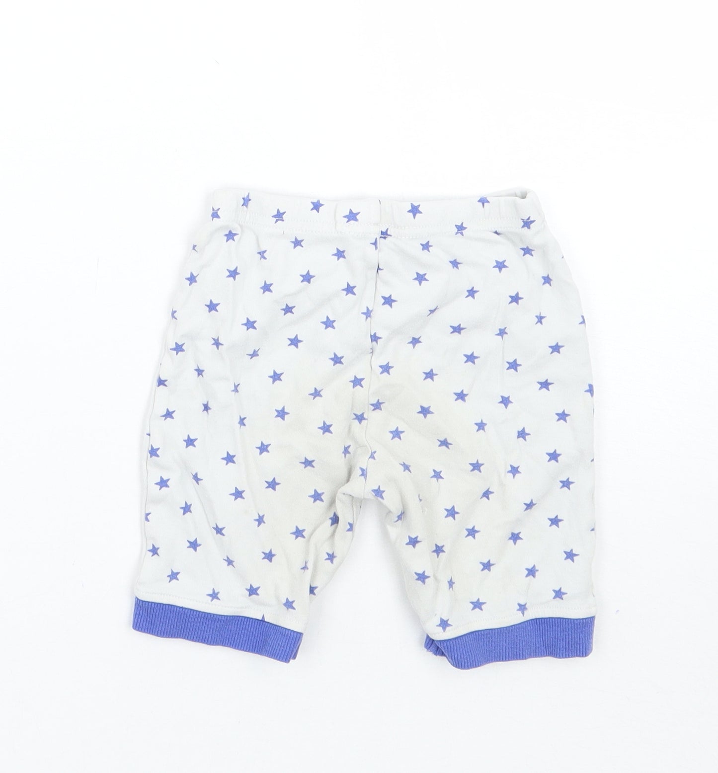 John Lewis Baby White Geometric  Sweatpants Trousers Size 18-24 Months