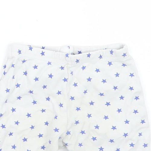 John Lewis Baby White Geometric  Sweatpants Trousers Size 18-24 Months