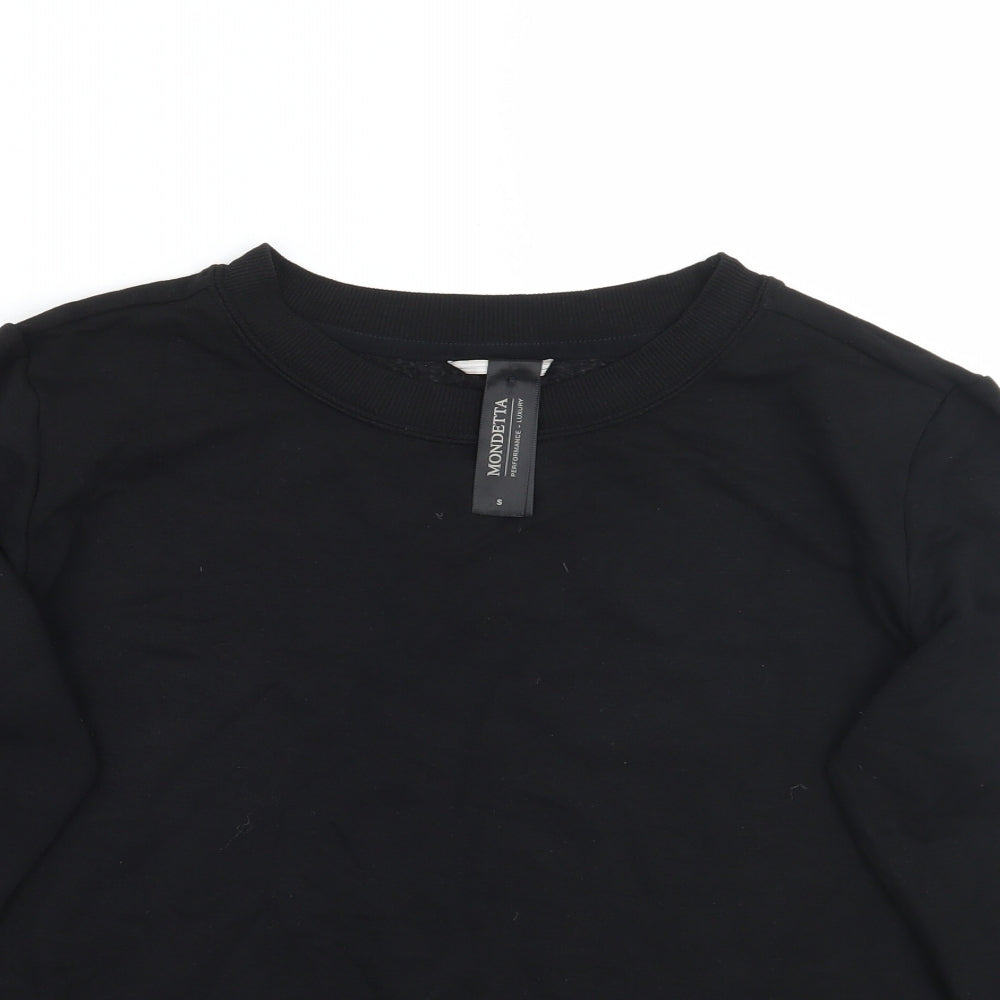 MONDETTA Womens Black   Pullover Jumper Size S