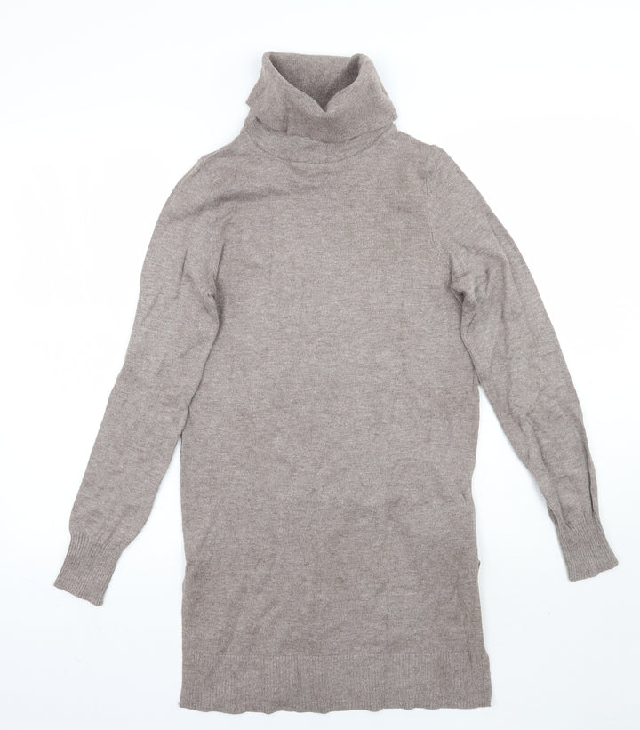 F&F Womens Brown Pullover Jumper Size 8