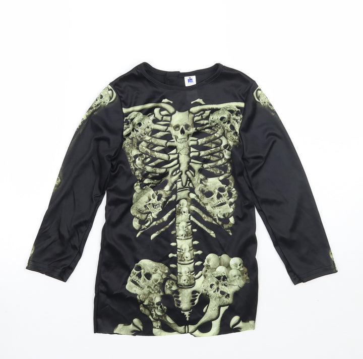 TU Girls Black   Basic T-Shirt Size 5-6 Years