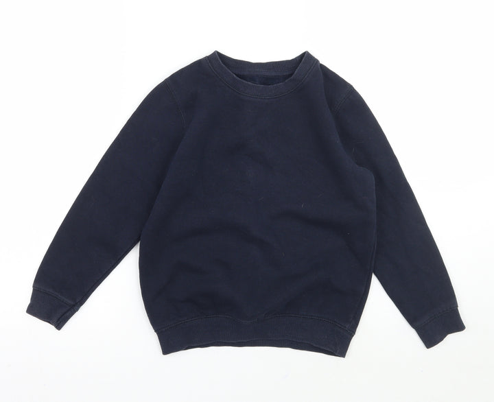 Lilly and dan Girls Blue Pullover Jumper Size 7-8 Years