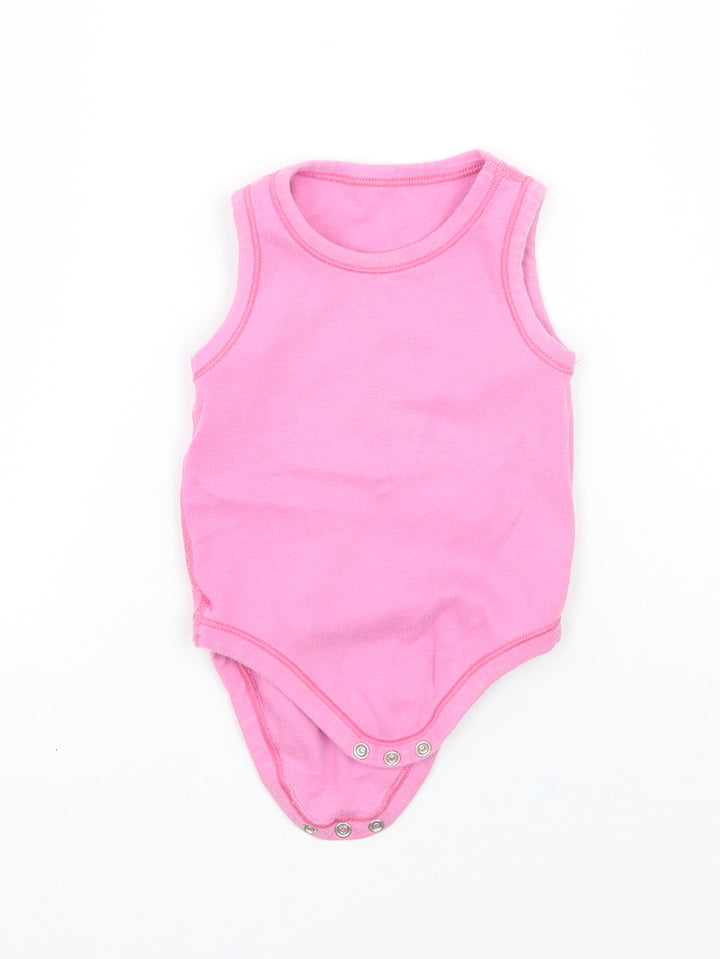 Matalan Girls Pink Babygrow One-Piece Size 9-12 Months