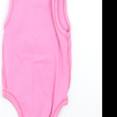 Matalan Girls Pink   Babygrow One-Piece Size 9-12 Months