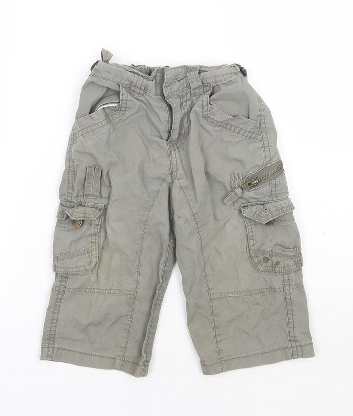 Pumpkin Patch Boys Green   Cargo Trousers Size 12-18 Months