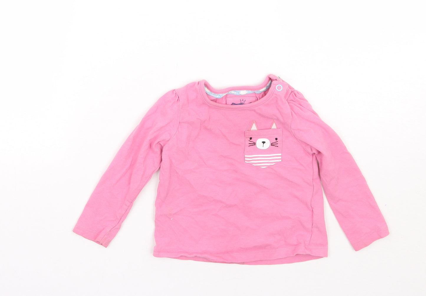 TU Girls Pink   Basic T-Shirt Size 6-9 Months