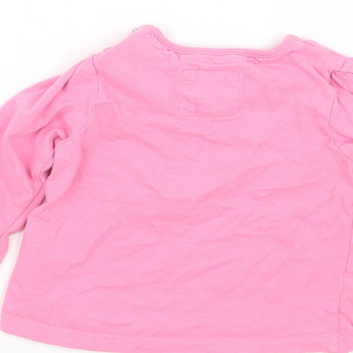 TU Girls Pink   Basic T-Shirt Size 6-9 Months