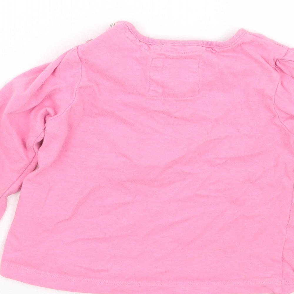 TU Girls Pink   Basic T-Shirt Size 6-9 Months