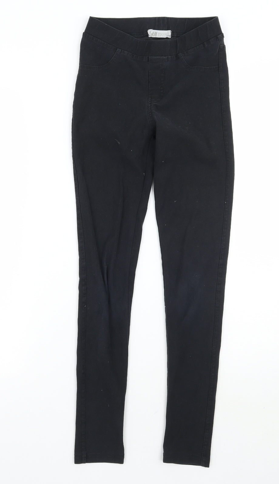 H&M Girls Black   Jegging Trousers Size 13 Years