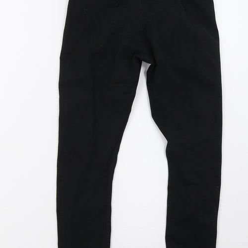 Preworn Womens Black   Cropped Leggings Size 6 L24 in