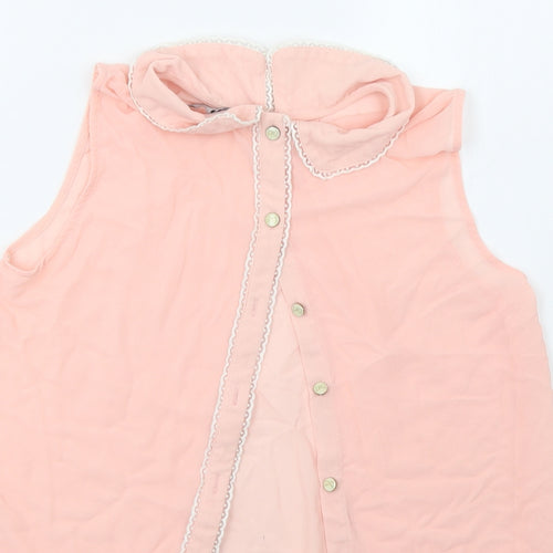 Miso Womens Pink   Basic Tank Size 10