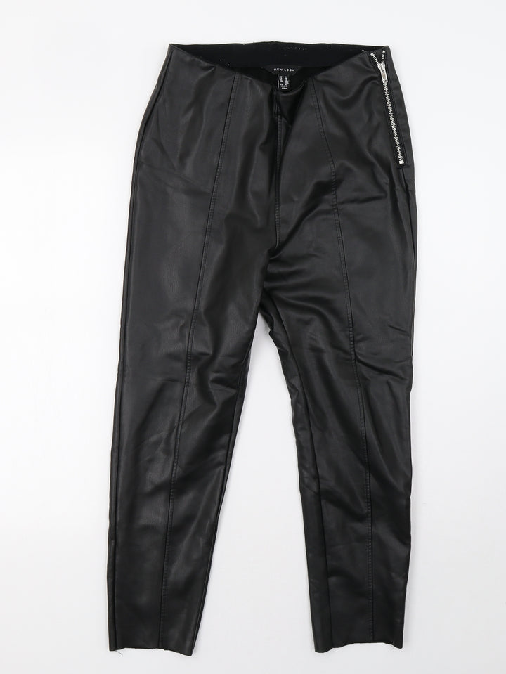 New Look Womens Black Trousers Size 12 L26 in