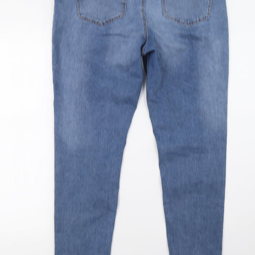 George Womens Beige  Denim Straight Jeans Size 16 L24 in