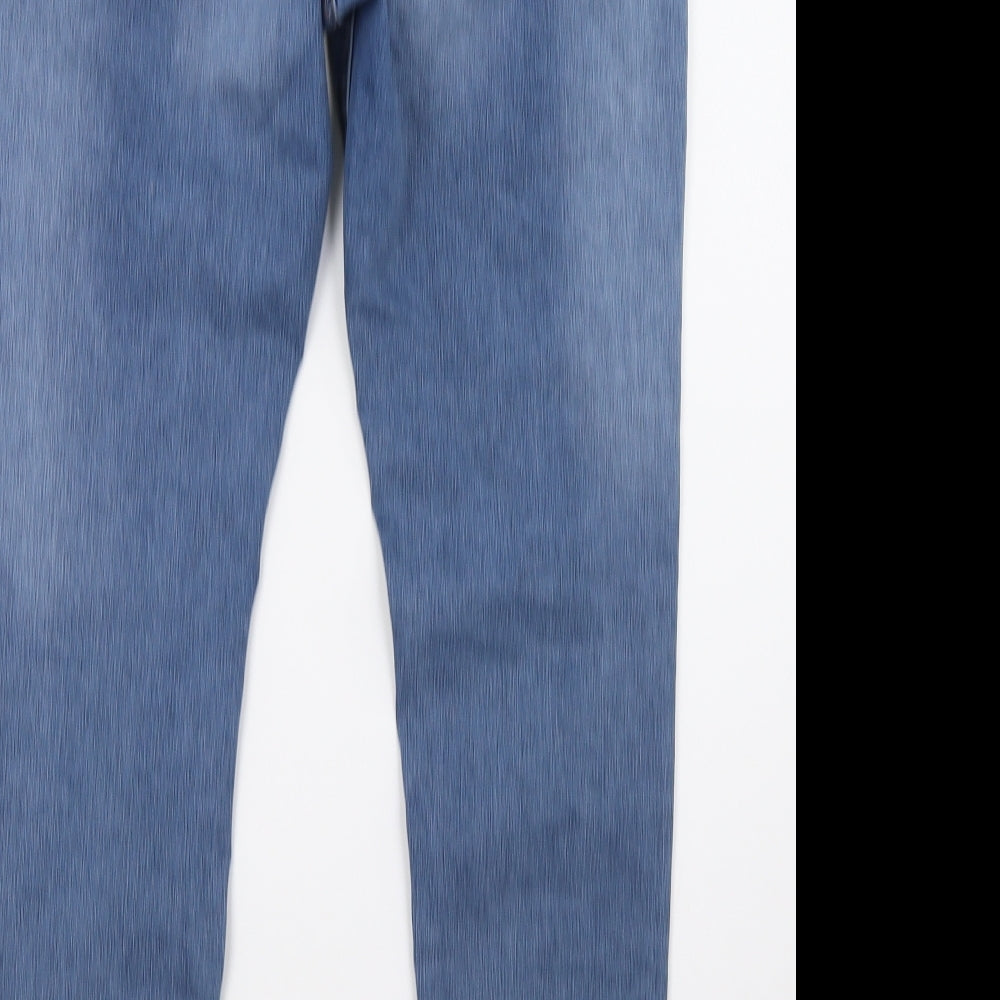 George Womens Beige  Denim Straight Jeans Size 16 L24 in