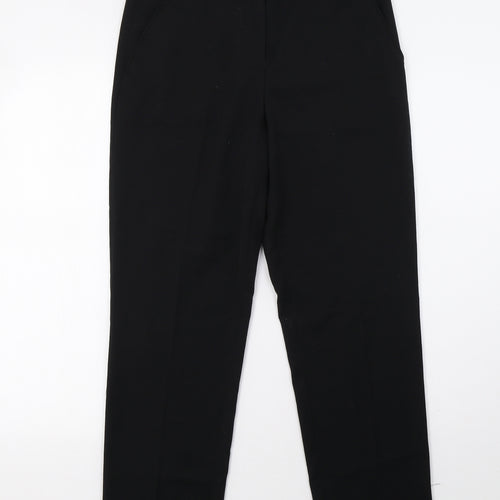 Sainsburys Womens Black   Trousers  Size 10 L30 in
