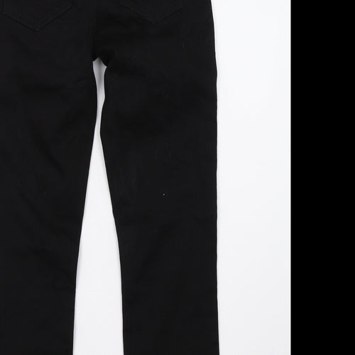 Only Womens Black  Denim Straight Jeans Size 10 L26 in