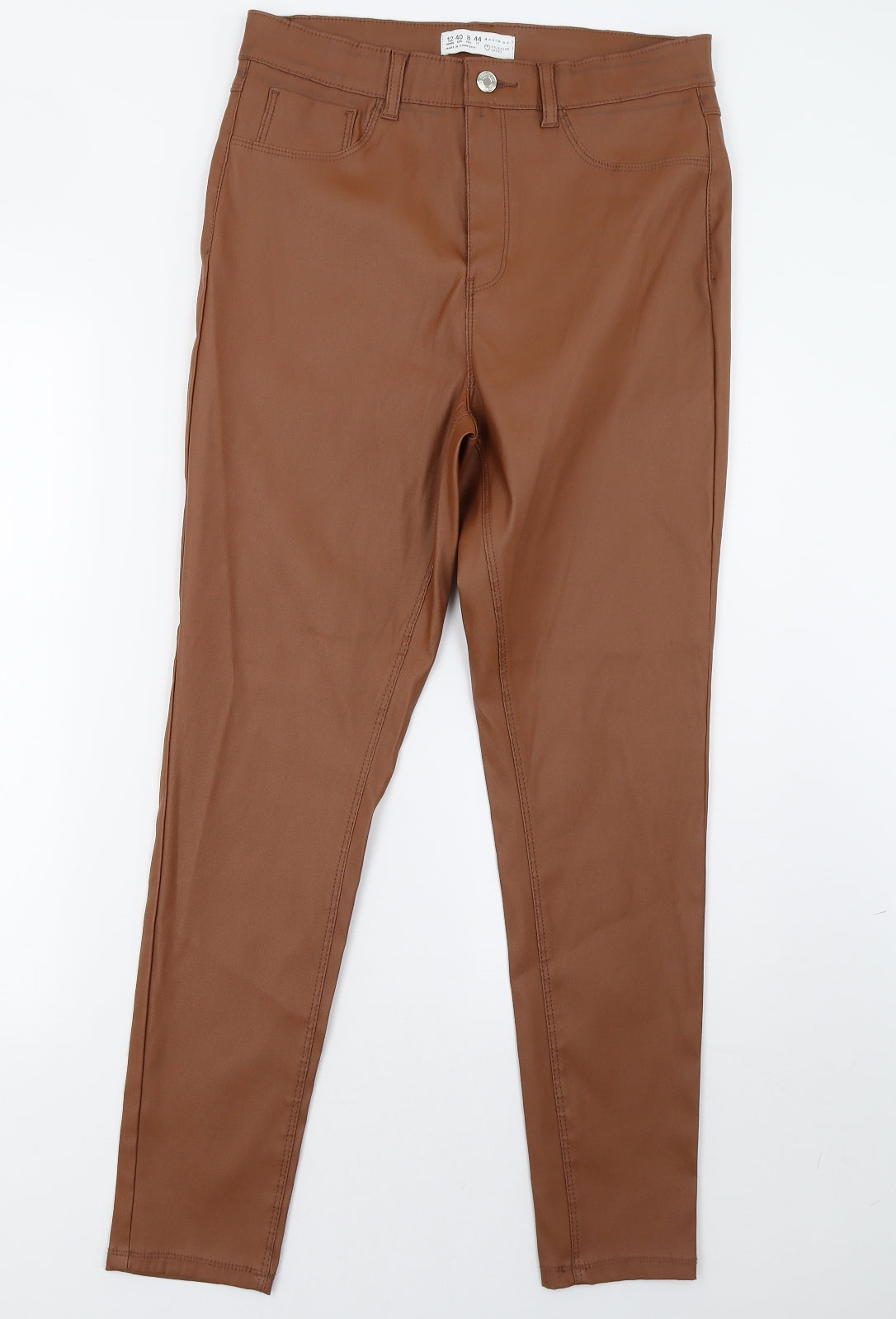 Primark Womens Brown   Skinny Jeans Size 12 L31 in