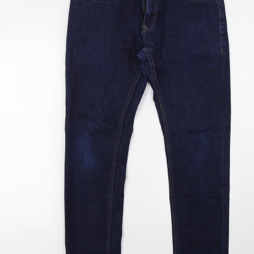 Matalan Mens Blue  Denim Straight Jeans Size 34 L31 in