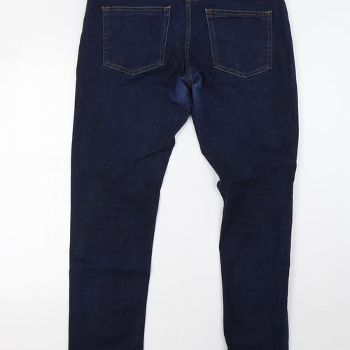 Matalan Mens Blue  Denim Straight Jeans Size 34 L31 in