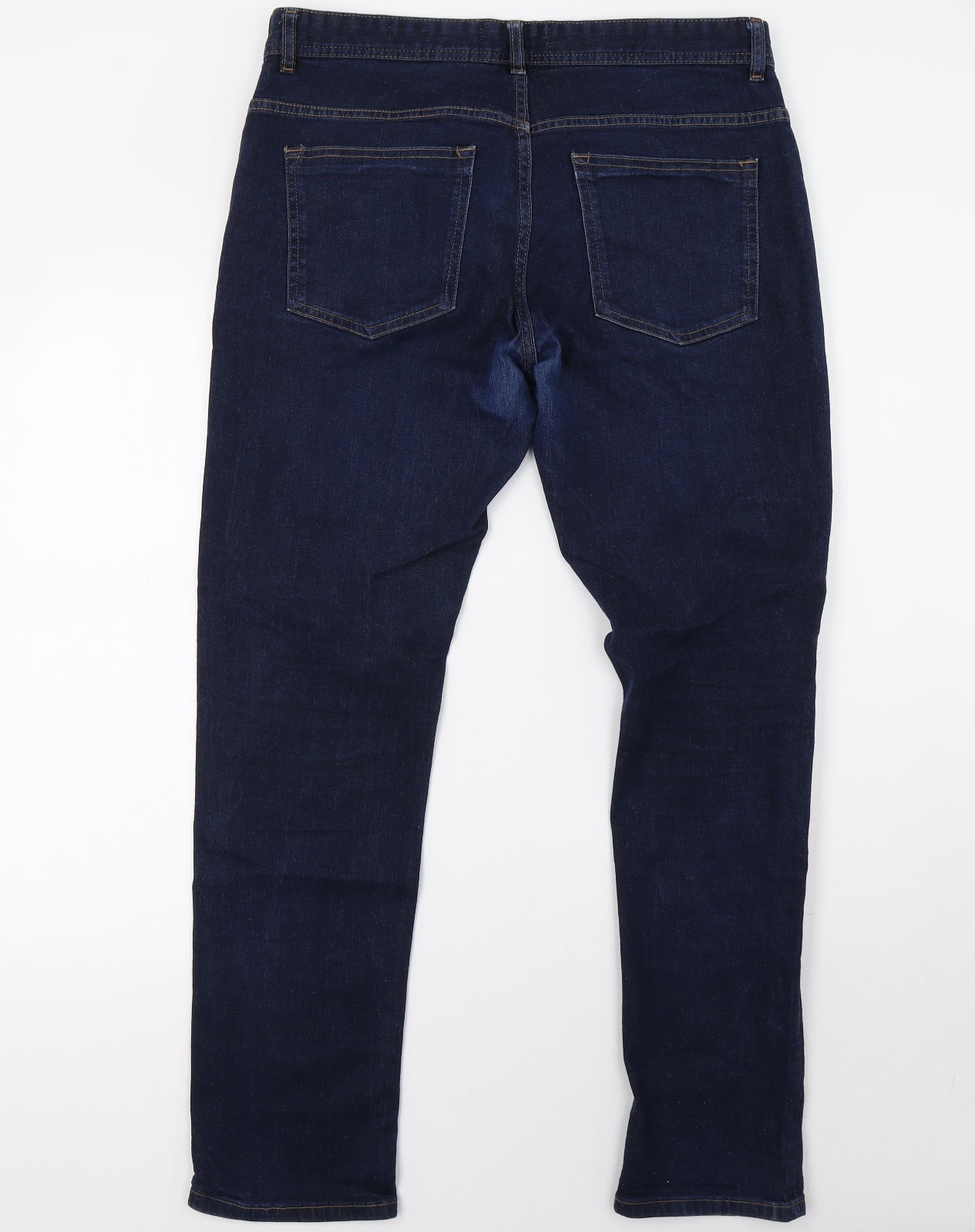 Matalan Mens Blue  Denim Straight Jeans Size 34 L31 in