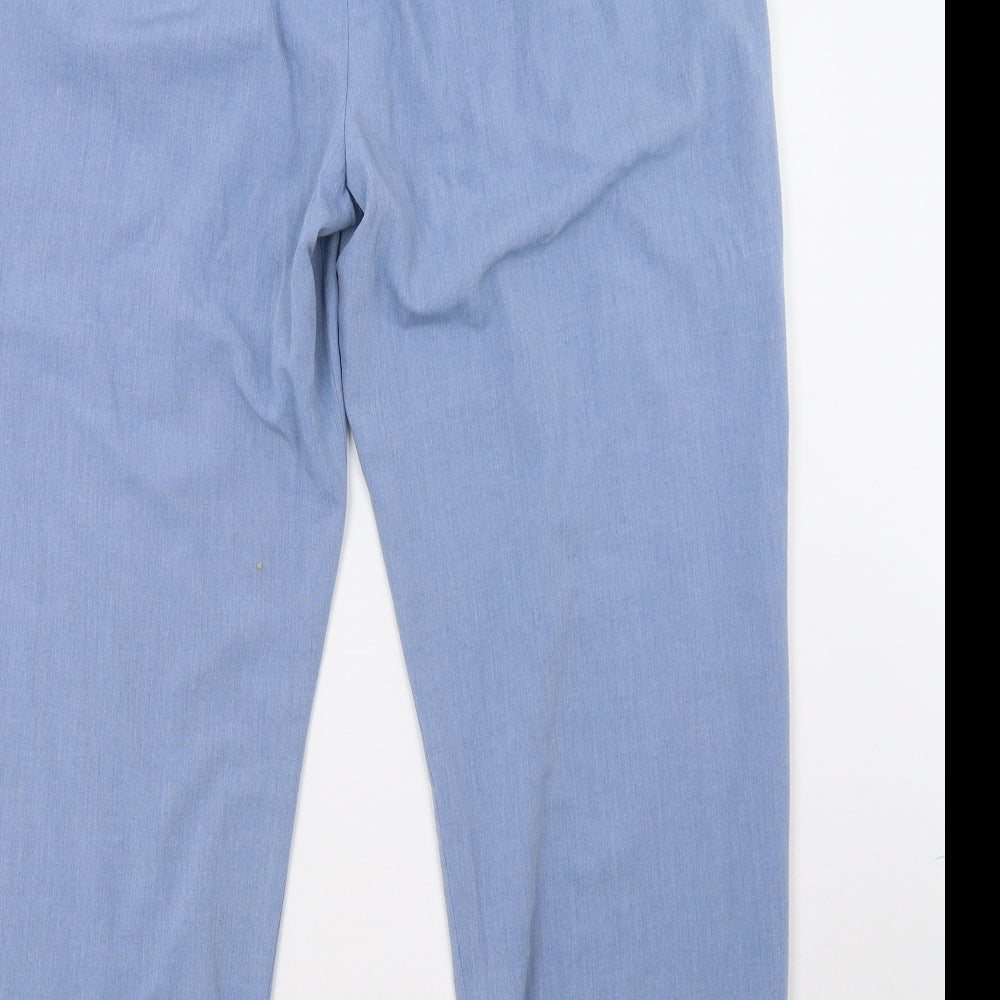 Bonmarché Womens Blue   Trousers  Size 18 L30 in