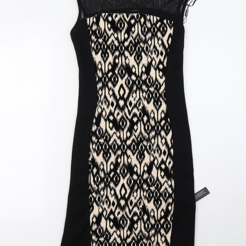 Roman Womens Black   Bodycon  Size 10