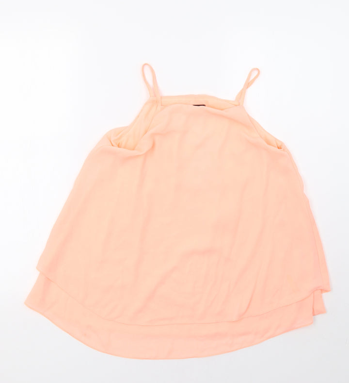 F&F Womens Pink Basic Tank Size 8