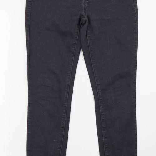 FOREVER 21 Womens Grey  Denim Straight Jeans Size 8 L28 in