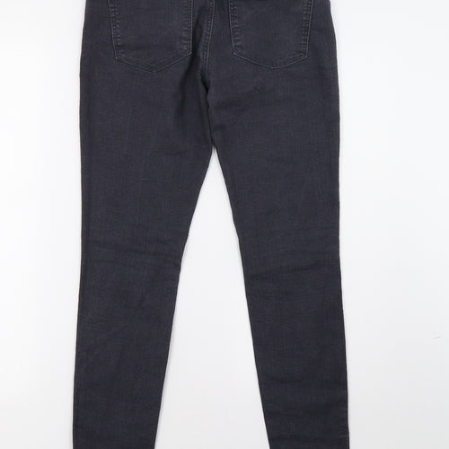 FOREVER 21 Womens Grey  Denim Straight Jeans Size 8 L28 in