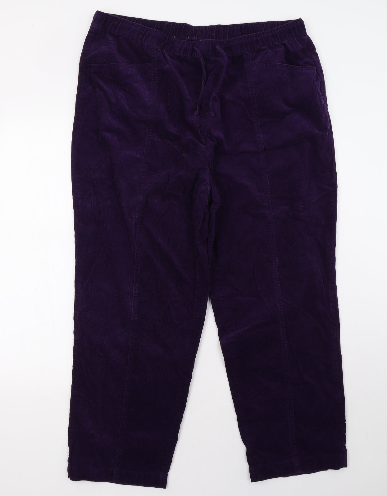 EWM Womens Purple   Trousers  Size 18 L29 in