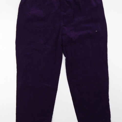 EWM Womens Purple   Trousers  Size 18 L29 in
