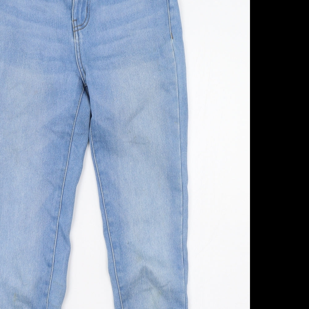 Primark Womens Blue  Denim Skinny Jeans Size 6 L29 in