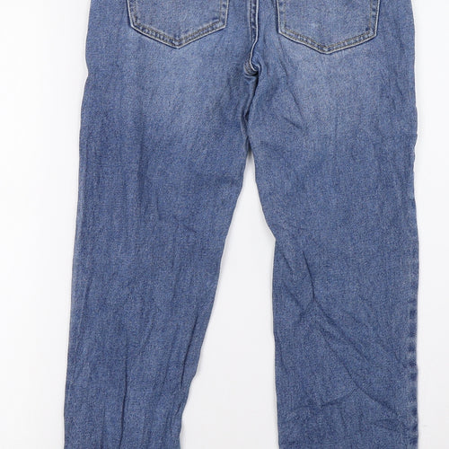 Preworn Womens Blue  Denim Straight Jeans Size 6 L27 in