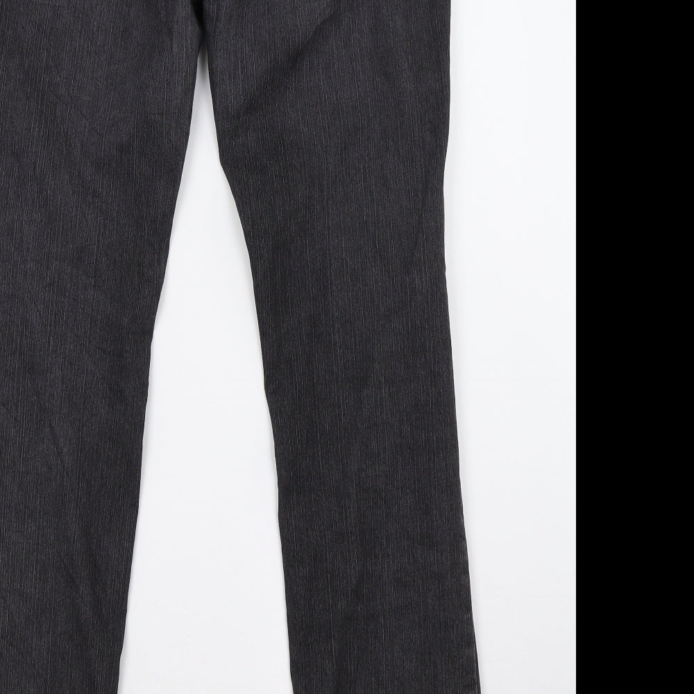 corinna Womens Grey  Denim Straight Jeans Size 12 L33 in
