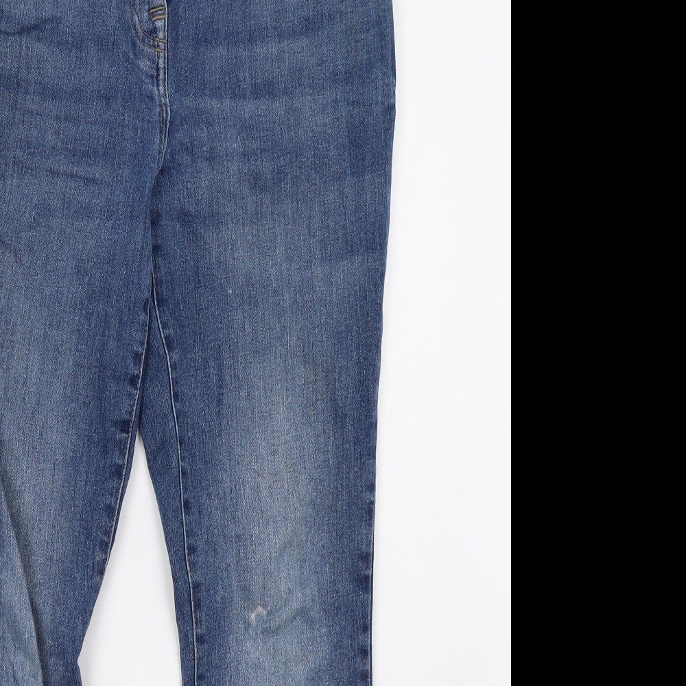 NEXT Womens Blue  Denim Straight Jeans Size 14 L28 in