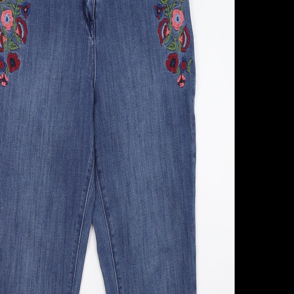 Sainsburys Womens Blue  Denim Straight Jeans Size 12 L29 in