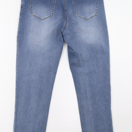 Matalan Womens Blue  Denim Straight Jeans Size 10 L28 in