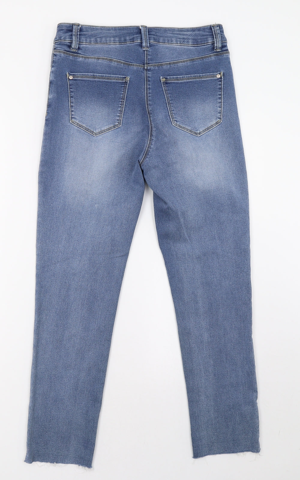 Matalan Womens Blue  Denim Straight Jeans Size 10 L28 in