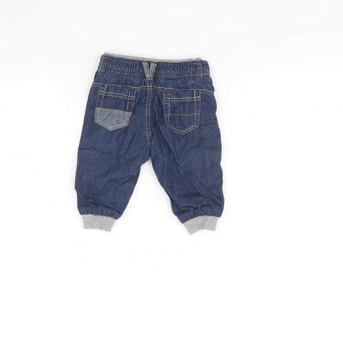George Baby Blue  Denim Capri Jeans Size 3-6 Months