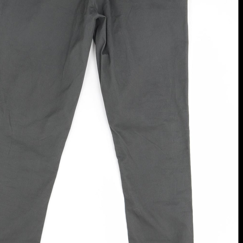 NEXT Mens Grey   Chino Trousers Size 36 L30 in
