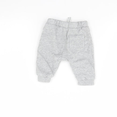 Nutmeg Baby Grey   Jogger Trousers Size 0-3 Months