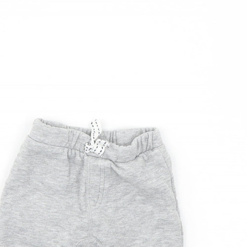 Nutmeg Baby Grey   Jogger Trousers Size 0-3 Months
