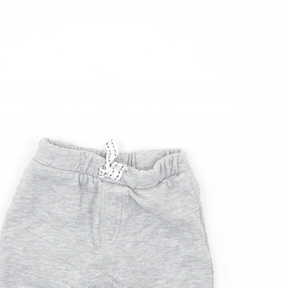 Nutmeg Baby Grey   Jogger Trousers Size 0-3 Months