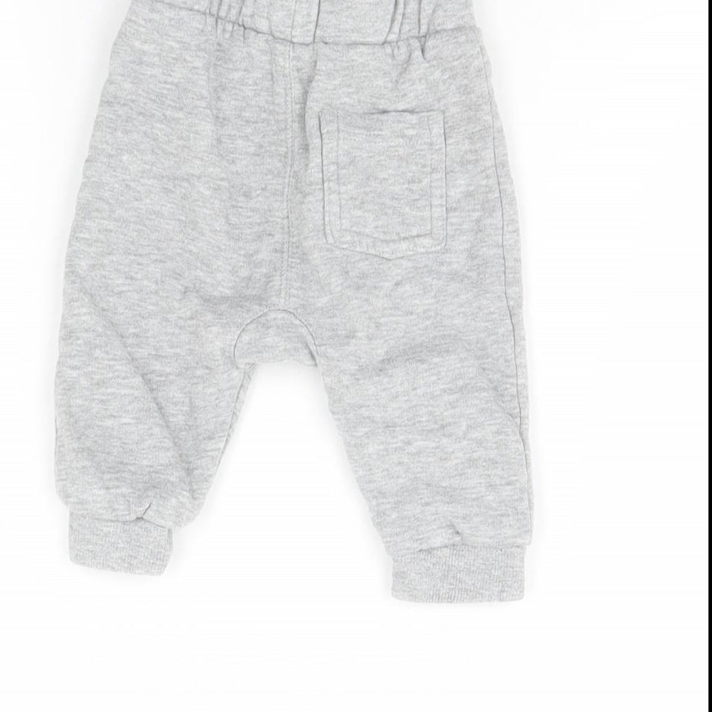 Nutmeg Baby Grey   Jogger Trousers Size 0-3 Months