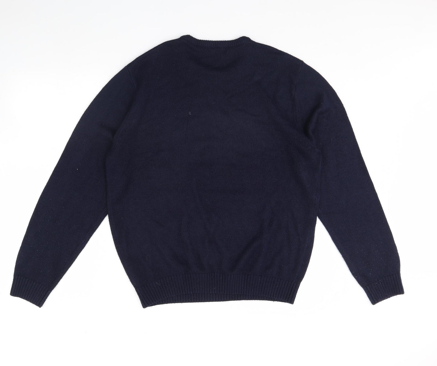 George Mens Blue   Pullover Jumper Size M  - Christmas jumper