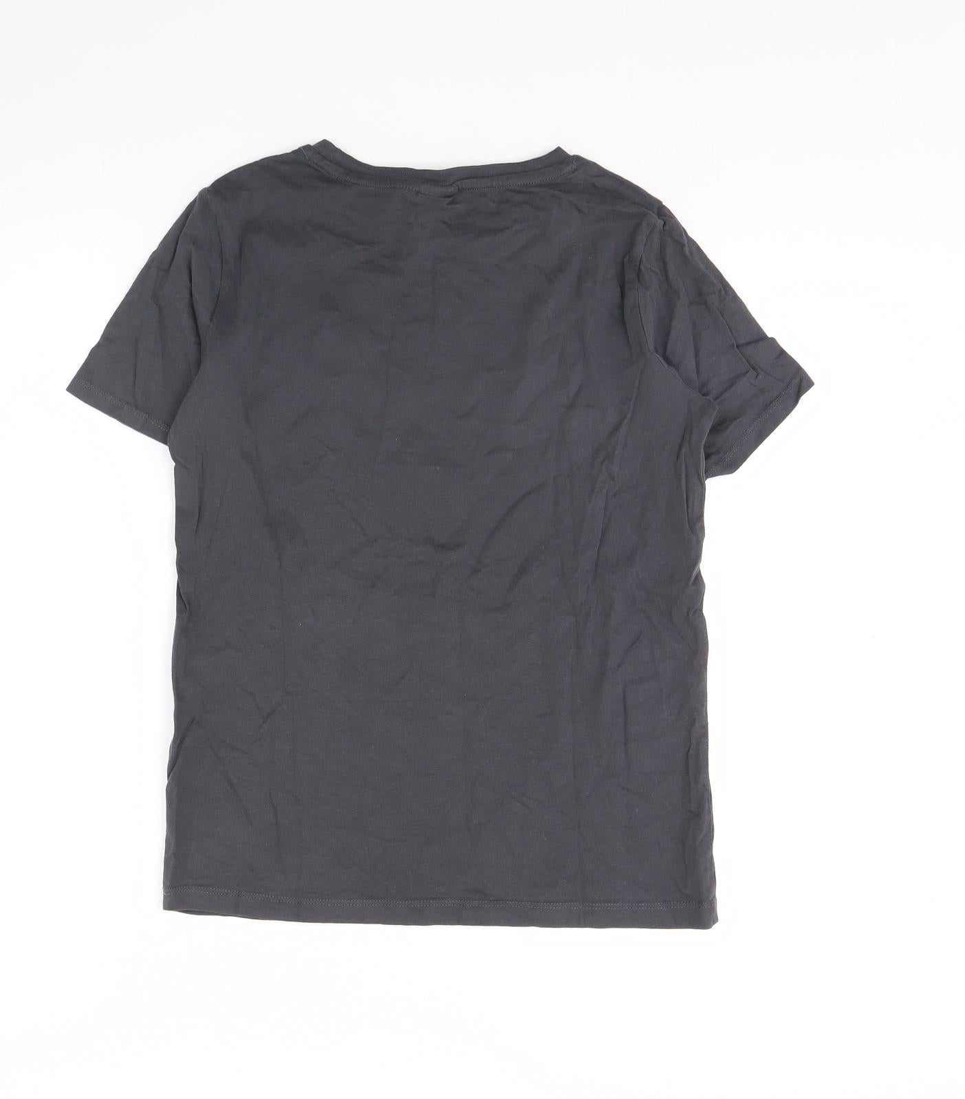 H&M Womens Grey   Basic T-Shirt Size XS  - Mickey mouse