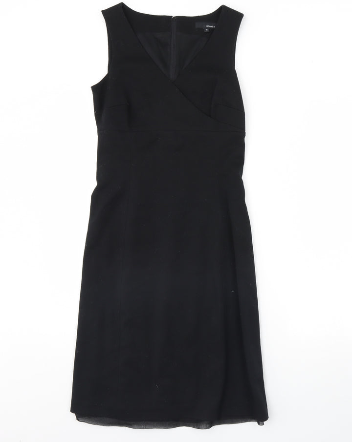 Hennes Womens Black Pencil Dress Size 10
