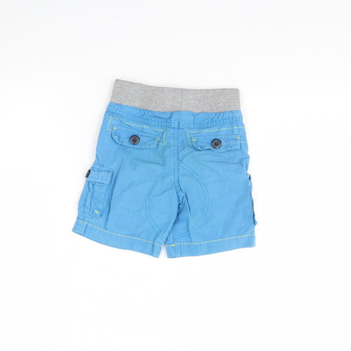 Cherokee Boys Blue Striped  Chino Shorts Size 4 Years