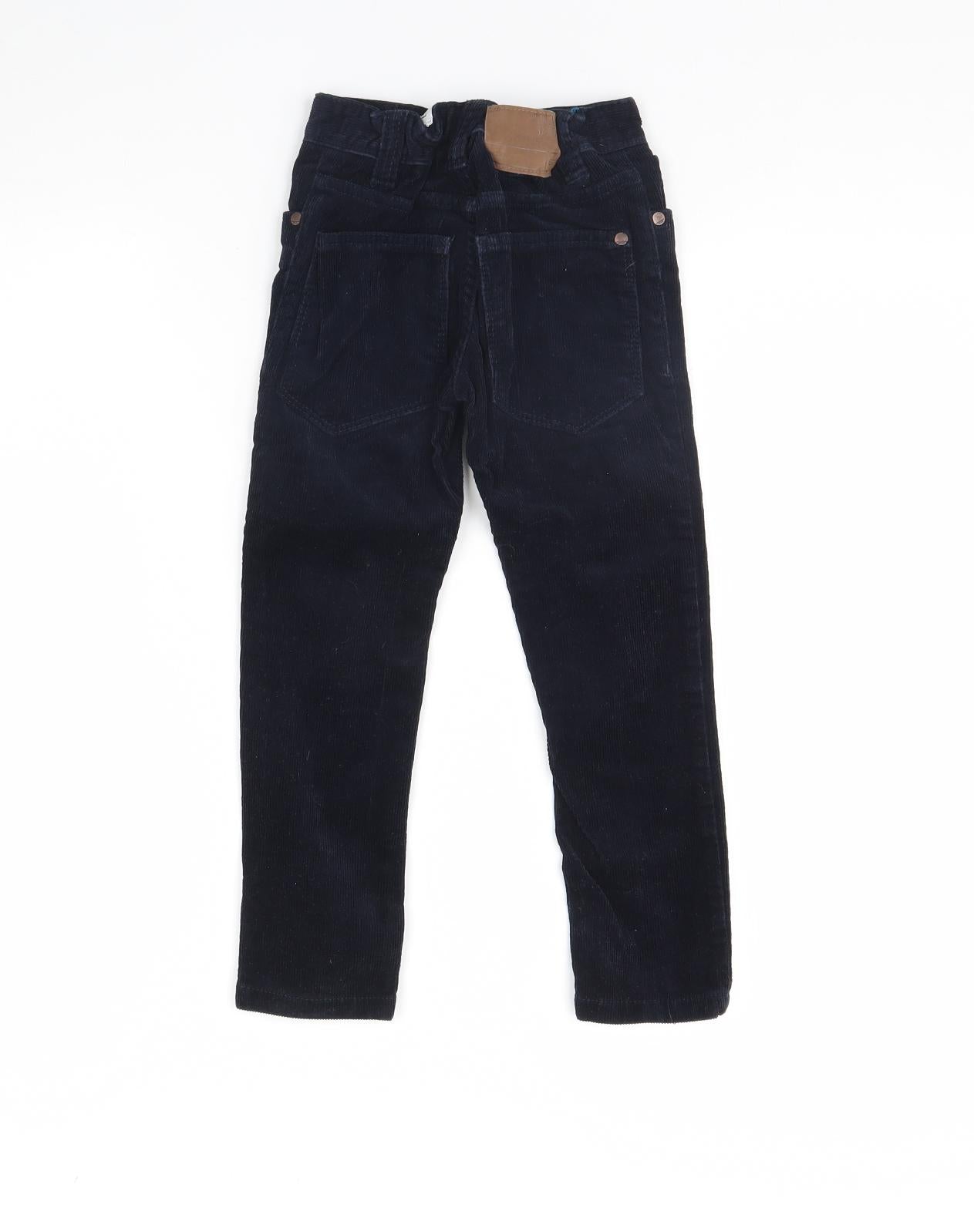 NEXT Girls Blue  Corduroy Straight Jeans Size 5 Years